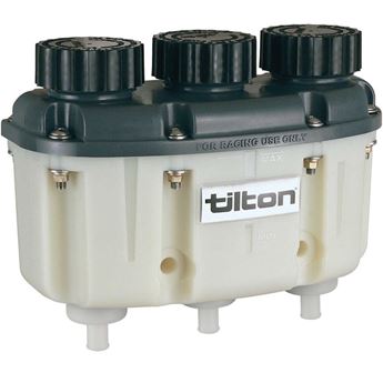 Picture of Tilton 3 Chamber Brake And Clutch Fluid Reservoir - Push On