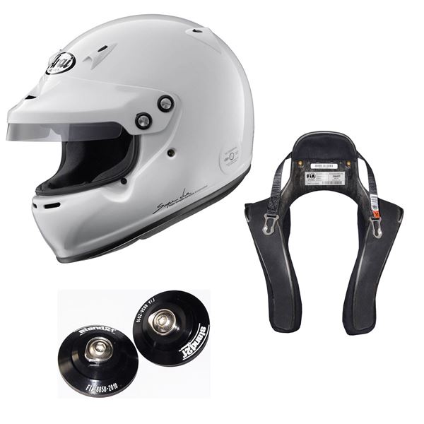 Picture of Arai GP-5W Helmet HANS Device Package