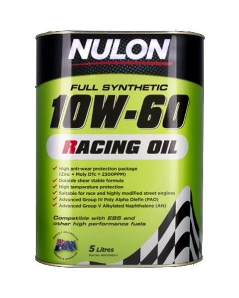 Picture of Nulon 10W60 Racing Oil