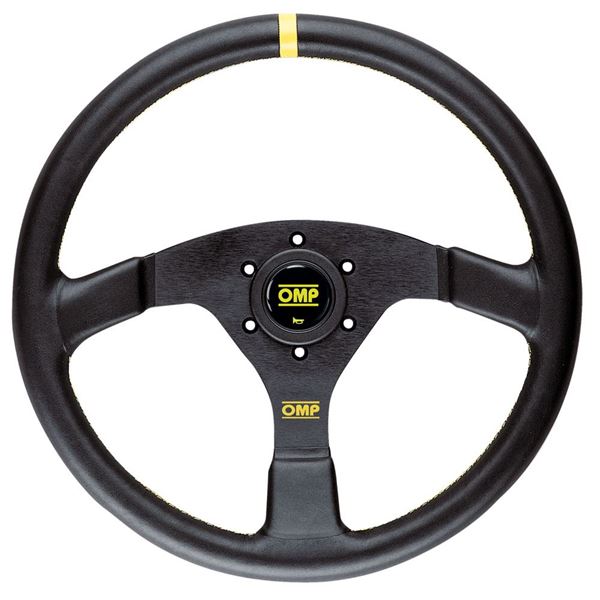 OMP OD1957 Velocita 350 mm Black Leather Steering Wheel 