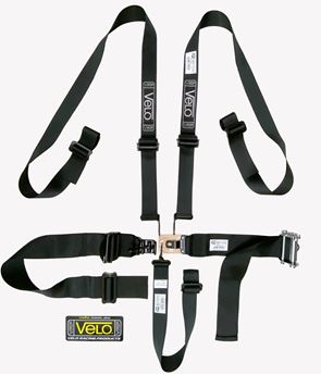 Picture of Velo 5pt Latch Lever FHR SFI Ratchet Waist Harness