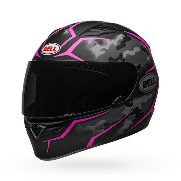 Bell Qualifier Matte Black Camo Pink 