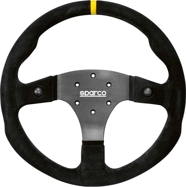 Picture of Sparco R350 Suede 2 Button Steering Wheel 350mm