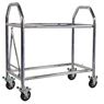 Picture of BG Racing Wheel & Tyre Trolley 1500mm Wide Low Level  Stainless Steel