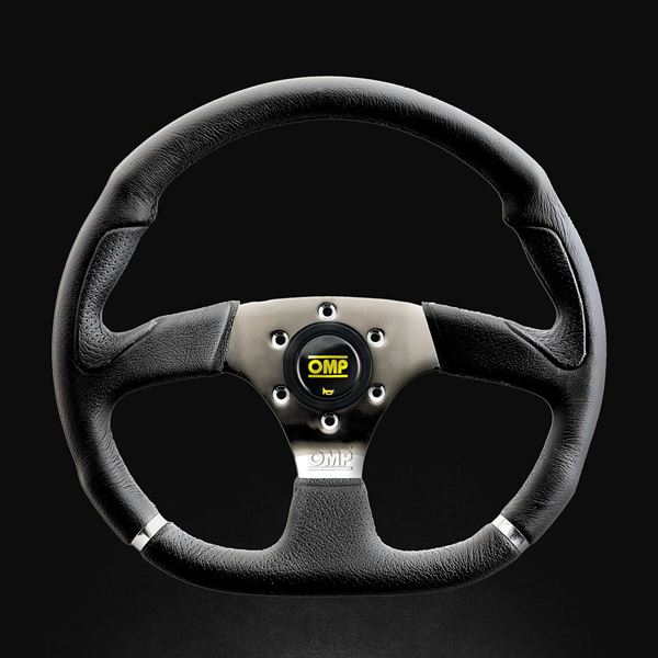 Picture of OMP Asso Leather Steering Wheel 350mm