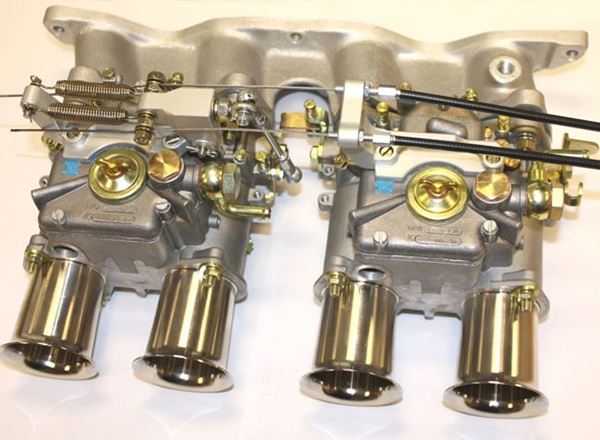 Picture of Twin DCOE Carburettor Billet Linkage Kit