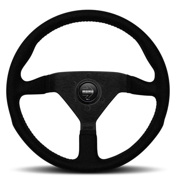 Picture of MOMO Montecarlo Black Alcantara 350mm Steering Wheel