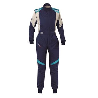 Picture of OMP First EVO ELLE FIA Race Suit Navy / Tiffany