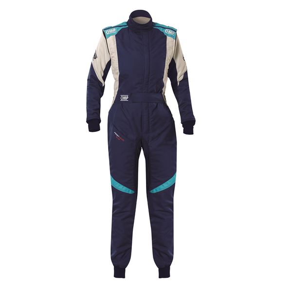 Picture of OMP First EVO ELLE FIA Race Suit Navy / Tiffany